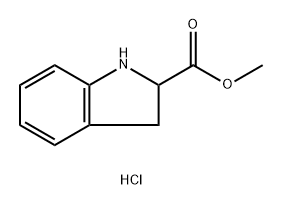 Methyl indoline-2-carboxylate hydrochloride Structure