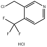 Pyridine, 3-(chloromethyl)-4-(trifluoromethyl)-, hydrochloride (1:1) Structure