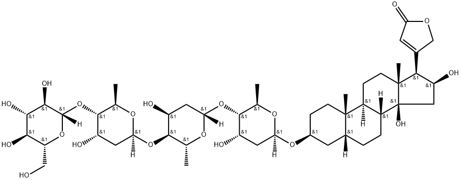deacetyllanatoside B Structure
