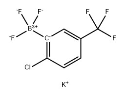 Potassium (5-chloro-2-(trifluoromethyl)phenyl)trifluoroborate Structure