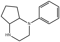 Octahydro-1-phenyl-1H-cyclopenta[b]pyrazine Structure