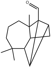 1,2,4-Methenoazulene-1(2H)-carboxaldehyde, octahydro-5,5,8a-trimethyl-, (1R,2S,3aR,4R,8aS,9S)-rel- Structure