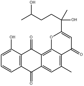 δ-Indomycinone Struktur