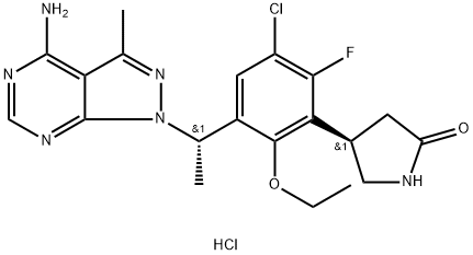 パルサクリシブ塩酸塩 化学構造式