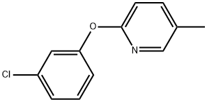 2-(3-Chlorophenoxy)-5-methylpyridine Structure