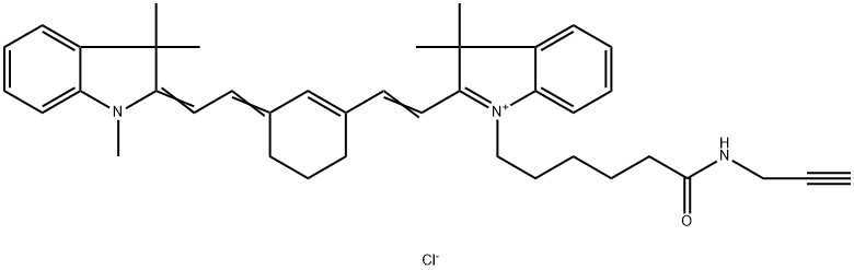 CY7 ALKYNE 结构式