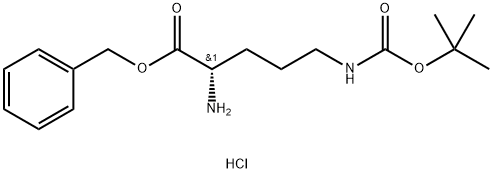 (S)-2-氨基-5-((叔丁氧基羰基)氨基)戊酸戊酯盐酸盐, 1998700-97-2, 结构式