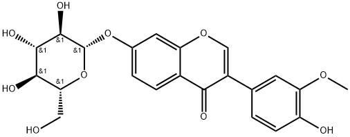 3'-Methoxydaidzin Structure