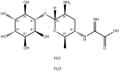 春雷霉素盐酸盐一水合物, 200132-83-8, 结构式