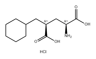 D-Glutamic acid, 4-(cyclohexylmethyl)-, hydrochloride (1:1), (2R,4R)-rel-,2007916-62-1,结构式