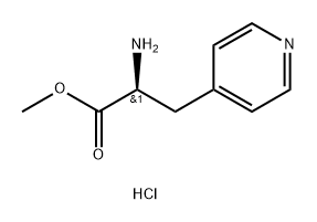 B-(4-吡啶基)-S-丙氨酸甲酯二盐酸盐, 200872-45-3, 结构式