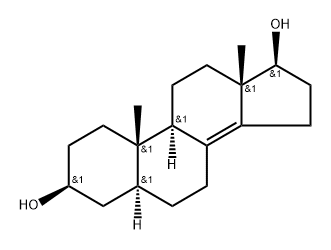 5α-Androst-8(14)-ene-3β,17β-diol 结构式