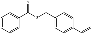 ジチオ安息香酸4-ビニルベンジル 化学構造式