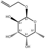 α-D-Galactopyranoside, 2-propen-1-yl 6-deoxy- 结构式