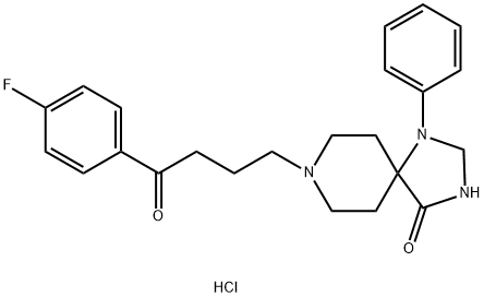 螺哌隆盐酸盐,2022-29-9,结构式