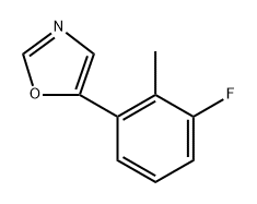 5-(3-Fluoro-2-methylphenyl)oxazole,2023983-81-3,结构式