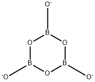 Borate  (B3O63-)  (8CI,9CI) 化学構造式