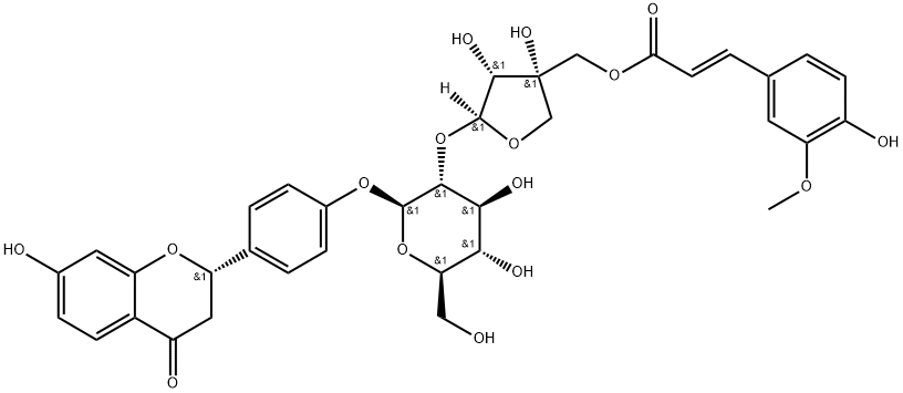 甘草苷 C2, 202657-55-4, 结构式