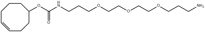 (4E)-TCO-C3-PEG3-C3-AMINE 结构式