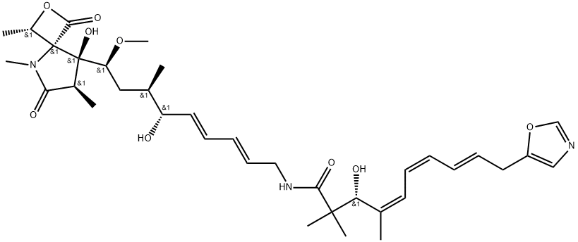 16-methyloxazolomycin Struktur