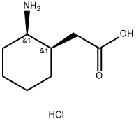 2-[(1R,2R)-2-Aminocyclohexyl]acetic acid hydrochloride Structure
