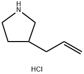 3-烯丙基吡咯烷盐酸盐 结构式