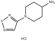 1-(1,2,5-Thiadiazol-3-yl)piperidin-4-amine hydrochloride Structure