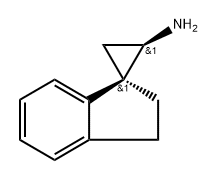 (1R,2R)-2',3'-二氢螺[环丙烷-1,1'-茚]-2-胺 结构式