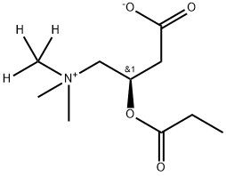 PROPIONYL-L-CARNITINE-(N-METHYL-D3), 203806-01-3, 结构式
