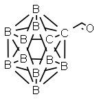 1-Formyl-o-carborane Struktur