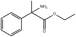 2-アミノ-2-フェニルプロピオン酸エチル 化学構造式