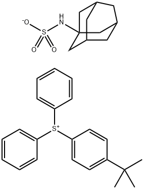 4-(1,1-Dimethylethyl)phenyl]diphenylsulfonium, N-tricyclo[3.3.1.13,7]dec-1-ylsulfamate (1:1)|(4-叔丁基苯基)二苯基锍鎓N-金刚烷基磺胺盐