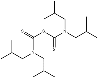 一硫化四异丁基秋兰姆, 204376-00-1, 结构式