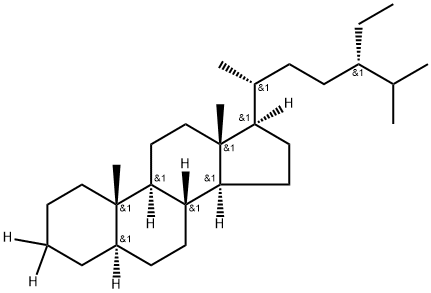 D2 C29 ΑΑΑ (20R)-ETHYLCHOLESTANE, 204381-16-8, 结构式