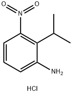 Benzenamine, 2-(1-methylethyl)-3-nitro-, hydrochloride (1:1), 2044702-27-2, 结构式