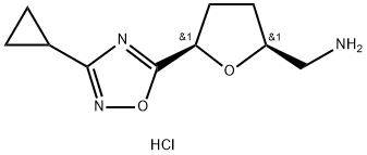 2044705-38-4 rac-[(2R,5S)-5-(3-cyclopropyl-1,2,4-oxadiazol-5-yl)oxolan-2-yl]methanamine hydrochloride, cis