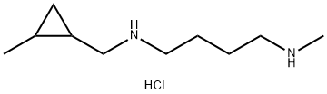 4-(methylamino)butyl][(2-methylcyclopropyl)methyl]amine dihydrochloride Structure
