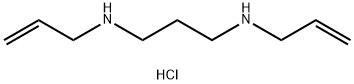 N,N'-二烯丙基-L,3-丙二胺二盐酸盐 结构式