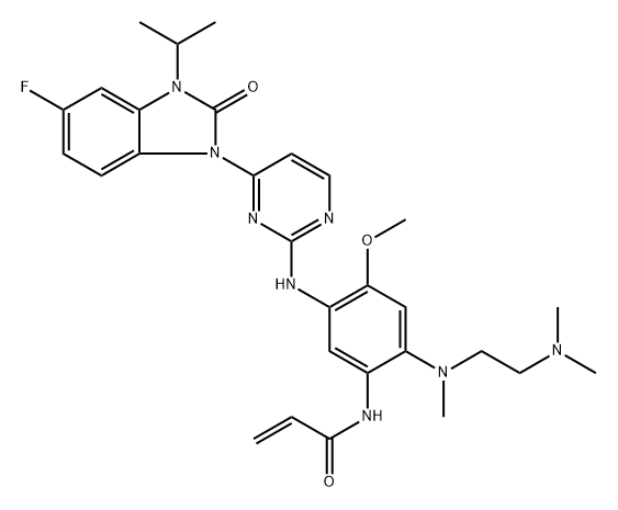 Mutated EGFR-IN-2 (compound 91) 化学構造式