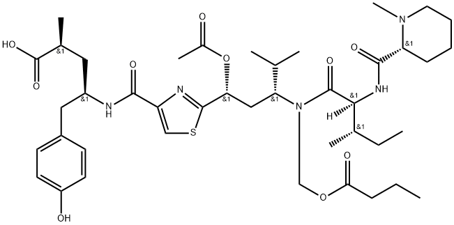 TUBULYSIN B, 205304-87-6, 结构式