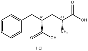 (2R,4R)-2-Amino-4-benzylpentanedioic acid hydrochloride Struktur
