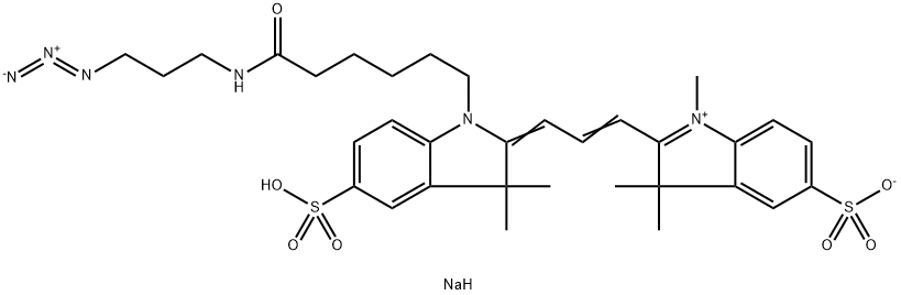 水溶cy5.5-N3,2055138-89-9,结构式