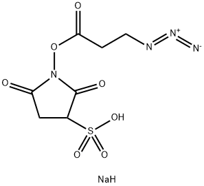 3-Azidopropionic Acid Sulfo-NHS Ester 结构式