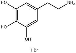 5-羟基多巴胺氢溴酸盐,20555-57-1,结构式