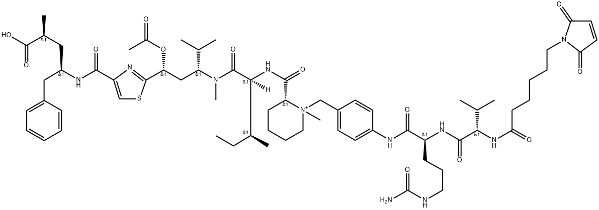 MC-Val-Cit-PAB-tubulysin5a Structure
