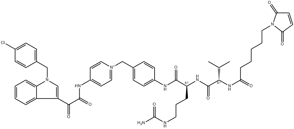 MC-Val-Cit-PAB-Indibulin Struktur