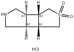 (1R,2S,6R,7S)-4lambda6-thia-9-azatricyclo[5.3.0.0,2,6]decane-4,4-dione hydrochloride Structure