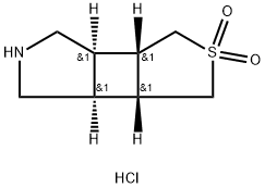 (1R,2S,6R,7S)-4LAMBDA6-THIA-9-AZATRICYCLO[5.3.0.0,2,6]DECANE-4,4-DIONE HYDROCHLORIDE 结构式
