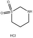 1lambda6,3-thiazinane-1,1-dione hydrochloride 结构式