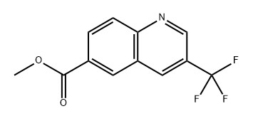 methyl 3-(trifluoromethyl)quinoline-6-carboxylate,2060600-02-2,结构式